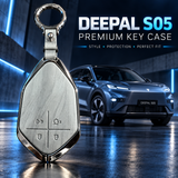 Deepal S05 Key Cover, Deepal S05 Key Case, Deepal S05 Remote Cover, Deepal S05 Smart Key Cover, Deepal S05 Metal Key Cover, Deepal Four Button Key Cover, Deepal Keychain Cover, Silver Metal Key Case, Premium Car Key Cover, Metal Key Cover with Keychain, Scratch Resistant Key Case, Deepal S05 Accessories, Deepal Accessories Pakistan, Car Key Cover Pakistan