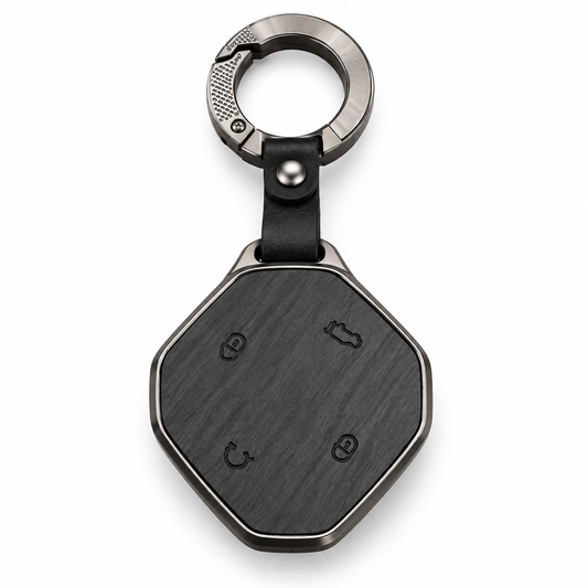 Jetour T2, Jetour Key Cover, Jetour T2 Key Cover, Metal Key Cover, Smart Key Cover, Black Key Cover, Car Key Case, Metal Keychain, Jetour Accessories, Car Accessories Pakistan