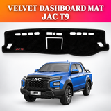 JAC T9 Premium Velvet Dashboard Mat Cover – Black