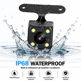 Car Rear View Camera – 4 LED Night Vision HD Waterproof Camera