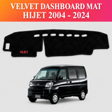 Daihatsu Hijet, Hijet Dashboard, Hijet Accessories, Dashboard Mat, Velvet Dashboard Mat, Dashboard Cover, Daihatsu Accessories, Car Interior Accessories, Black Dashboard Mat, Custom Fit Dashboard, Fur Touch Dashboard, Anti Glare Dashboard Mat, Dashboard Protector