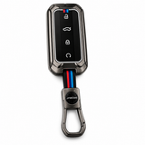 Jaecoo J5, Jaecoo J5 Key Cover, Jaecoo J5 Key Case, Jaecoo Accessories, Metal Key Cover, Zinc Alloy Key Cover, Smart Key Cover, 4 Button Key Cover, Car Key Case, Gunmetal Key Cover, Premium Keychain, Car Accessories, Key Protector, Jaecoo Keychain
