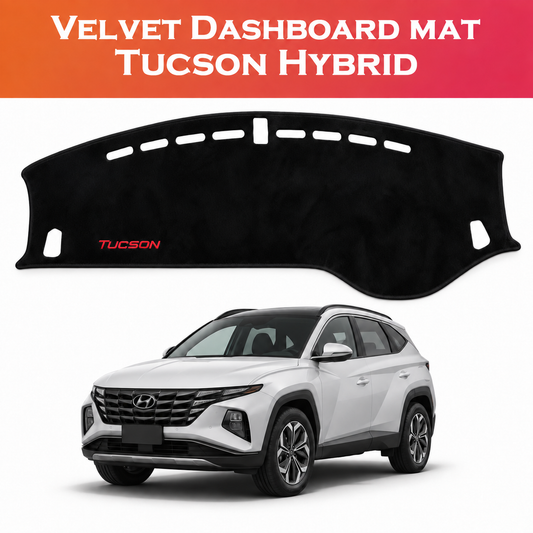 Velvet Dashboard Mat for Hyundai Tucson Hybrid 2025 | Premium Dashboard Cover | Heat & UV Protection