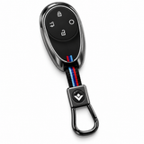 GAC AION V, AION V Key Cover, AION V Key Case, GAC AION Accessories, AION Accessories, Metal Key Cover, Smart Key Cover, 4 Button Key Cover, Car Key Case, Black Key Cover, Gunmetal Key Cover, Premium Keychain, Electric Car Accessories, Key Protector, AION Keychain

