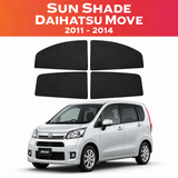 Daihatsu Move 2011–2014 Custom-Fit Sun Shades – 4PCS Set