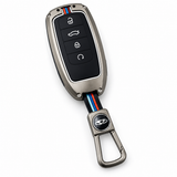 Jaecoo J7, Jaecoo J7 Key Cover, Jaecoo J7 Key Case, Jaecoo J7 Accessories, Jaecoo Accessories, Metal Key Cover, Zinc Alloy Key Cover, Smart Key Cover, 4 Button Key Cover, Car Key Case, Gunmetal Key Cover, Premium Keychain, Car Accessories, Key Protector, Jaecoo Keychain
