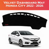 Honda City Dashboard Mat, Honda City 2022 Dashboard Cover, Honda City 2023 Dashboard Mat, Honda City 2024 Dashboard Cover, Honda City 2025 Dash Mat, Honda City 2026 Dashboard Mat, Honda City Velvet Dashboard Mat, Honda City Makhmal Dashboard Cover, Velvet Dashboard Cover, Dashboard Sun Protection Mat, Anti Glare Dashboard Mat, Custom Fit Dashboard Cover, Honda City Accessories, Car Dashboard Mat, Honda Accessories Pakistan