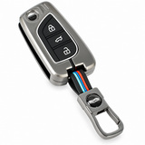 Toyota Corolla, Corolla 2014, Corolla 2015, Corolla 2016, Corolla 2017, Corolla Key Cover, Toyota Key Cover, 3 Button Key Cover, Flip Key Cover, Jack Knife Key Cover, Metal Key Cover, Gunmetal Key Case, Car Keychain, Car Accessories, Key Protection, Shark Auto