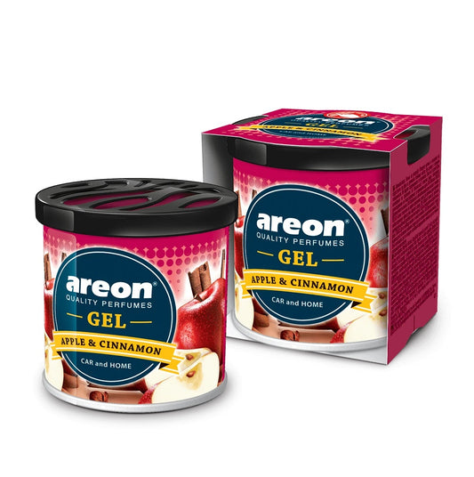 AREON Apple Cinnamon Gel Air Freshener – Long Lasting Car Perfume