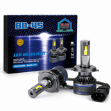 BD-45 premium LED headlight with driver box front view automotive lighting product