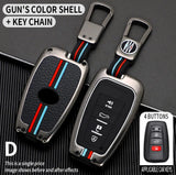 Toyota Fortuner 2013-2025 Zinc Alloy Metal Key Cover Premium Protection Case