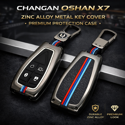 Changan Oshan X7 Zinc Alloy Metal Key Cover Premium Protection Case