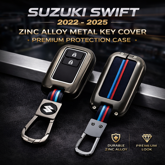 Suzuki Swift 2022 - 2025 Zinc Alloy Metal Key Cover Premium Protection Case