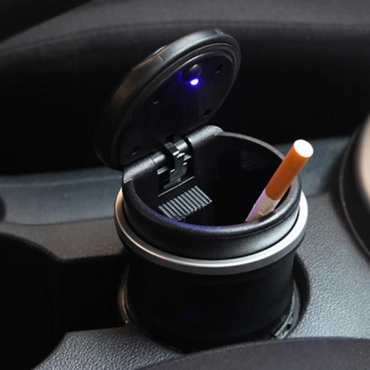 BMW Branded LED Car Ashtray – Stylish & Smokeless – Shark Auto