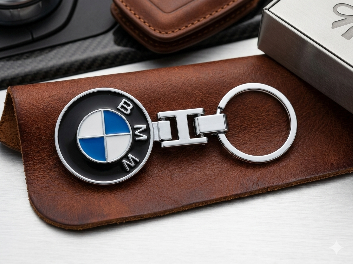 BMW Logo Metal Car Key Chain – Premium | Shark Autos