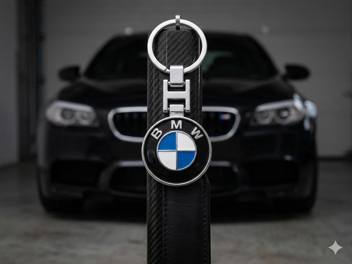 BMW Logo Metal Car Key Chain – Premium | Shark Autos