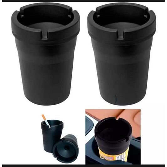 LED Car Ashtray with Lid – Smokeless Design – Shark Auto