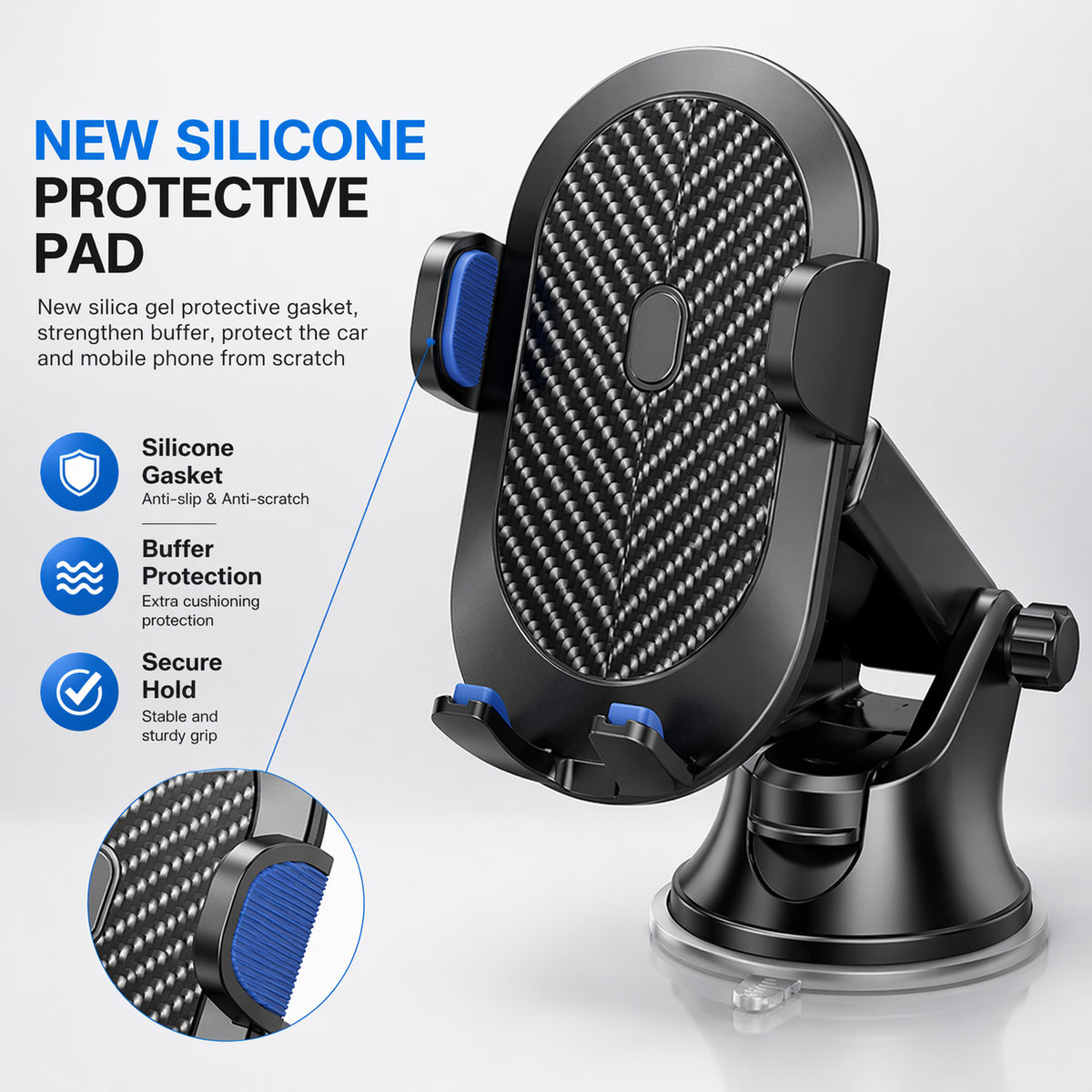 Premium Universal Car Mobile Holder with Strong Suction