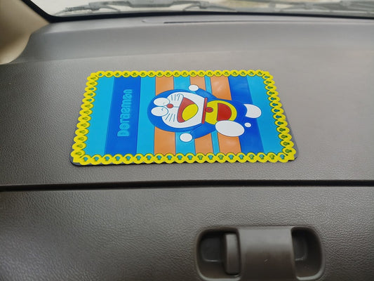 Doraemon Car Dashboard Non-Slip Mat Front View – Shark Auto