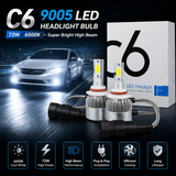 C6 9005 LED Headlight Bulb 72W 6500K – Super Bright High Beam