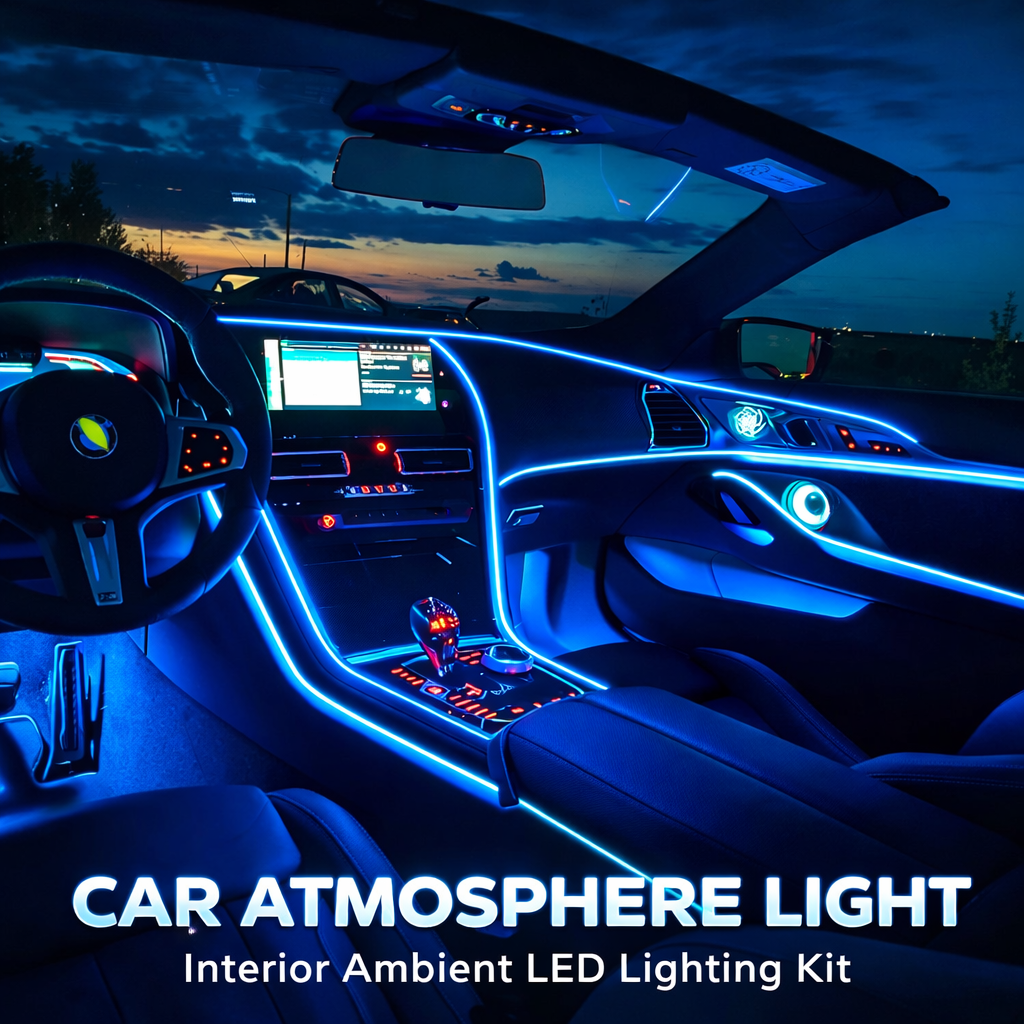 Car Dashboard Neon Light Glow For Interior Wire 2mtrs