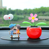 Solar Dancing Flower for Car Dashboard | Cute Car Decoration Toy
