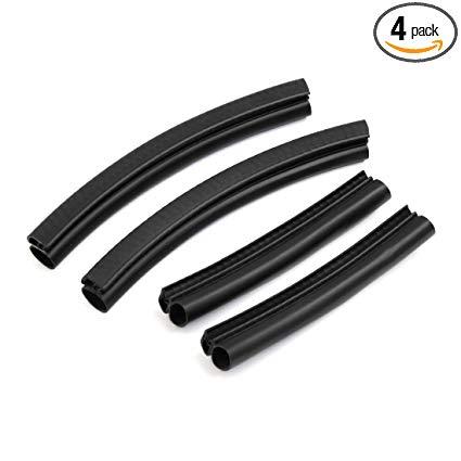 Car Door Guard Sealing Strip – 4 PCS Rubber Seal Set – Universal Fit for Most Cars
