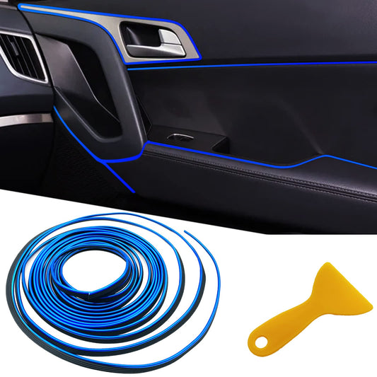 Flexible Blue Car Interior Trim Strip Roll – 5M – Shark Auto
