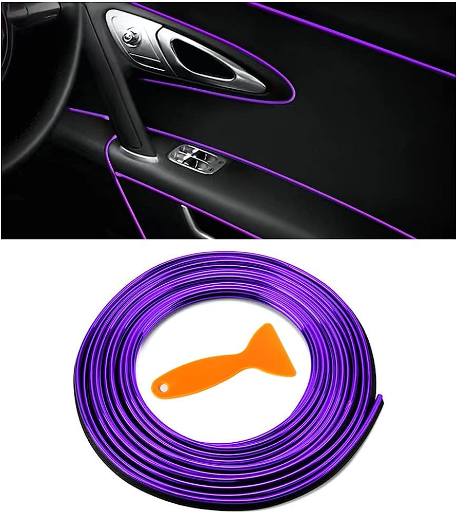 Purple 5M Car Molding Trim Strip for Dashboard & Door – Shark Auto