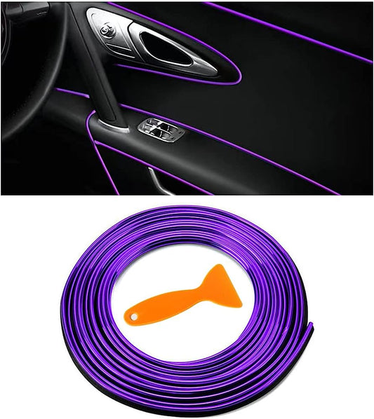 Purple 5M Car Molding Trim Strip for Dashboard & Door – Shark Auto