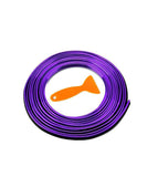 Purple 5M Car Molding Trim Strip | Flexible Interior & Exterior Decoration
