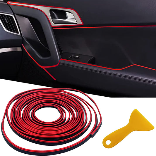 Red 5M Car Molding Trim Strip for Dashboard & Door – Shark Auto