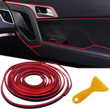 Red 5M Car Molding Trim Strip for Dashboard & Door – Shark Auto