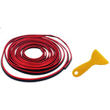 Red 5M Car Molding Trim Strip | Flexible Interior & Exterior Decoration