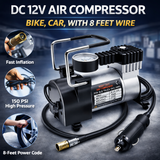 12V Electric Car Air Pump – High-Pressure Tyre Inflator & Air Compressor