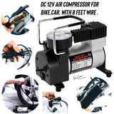 12V Electric Car Air Pump – High-Pressure Tyre Inflator & Air Compressor