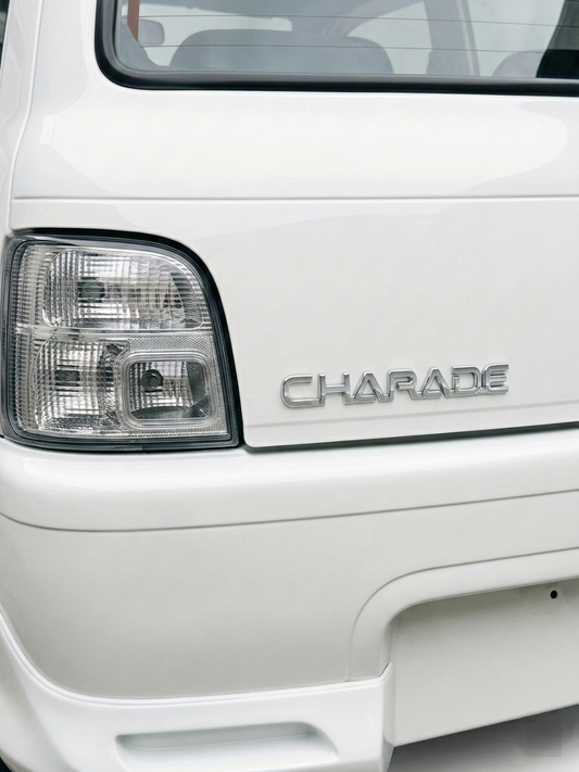 Daihatsu Charade Chrome Rear Trunk Monogram Emblem Badge