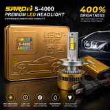 SARDI S-4000 LED Headlight Bulbs Pair – High Brightness Car Lights
