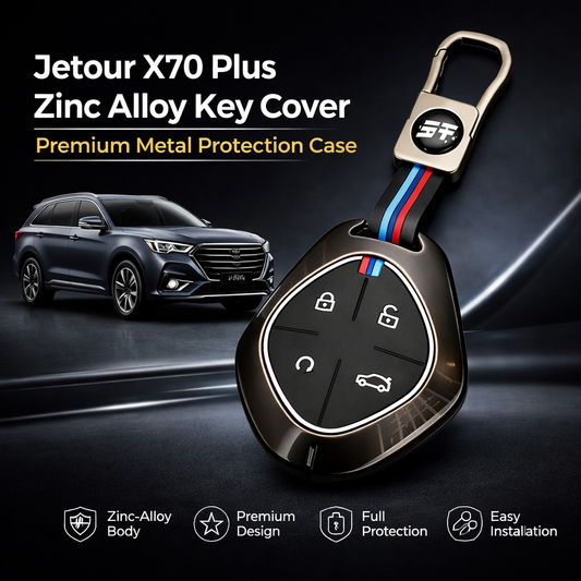 Jetour X70 Plus smart key case stylish zinc alloy metal cover