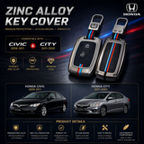 Honda Civic and City zinc alloy premium key cover front view