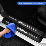 Premium Corolla scratch guard door step protector