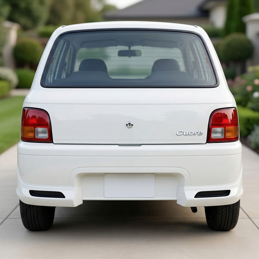 Daihatsu Cuore Chrome Rear Trunk Monogram Emblem Badge