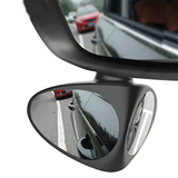 Car Blind Spot Mirror 360° Rotatable Adjustable Stick-On Safety Mirror for Front & Rear View (1pcs)