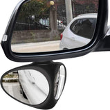 Car Blind Spot Mirror 360° Rotatable Adjustable Stick-On Safety Mirror for Front & Rear View (1pcs)