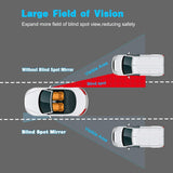 Car Blind Spot Mirror 360° Rotatable Adjustable Stick-On Safety Mirror for Front & Rear View (1pcs)