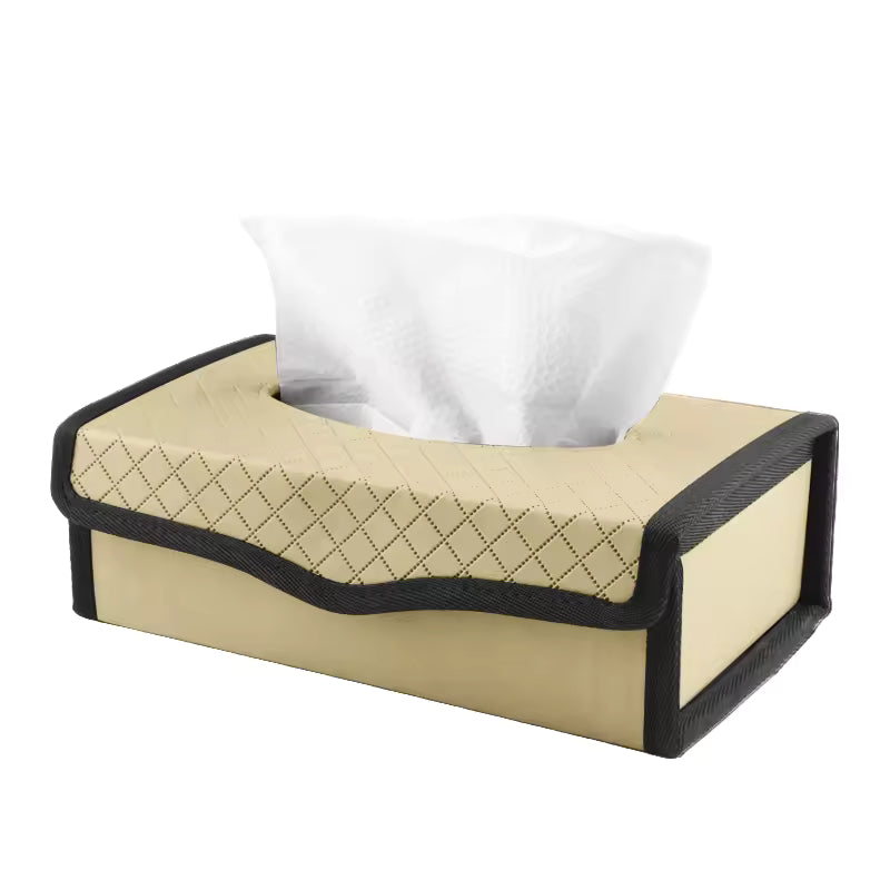 Car & Office Tissue Box Holder – Stylish & Convenient Tissue Organizer