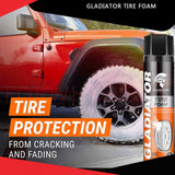 Gladiator Tyre Cleaning Foam Spray – 500ml High Gloss Finish