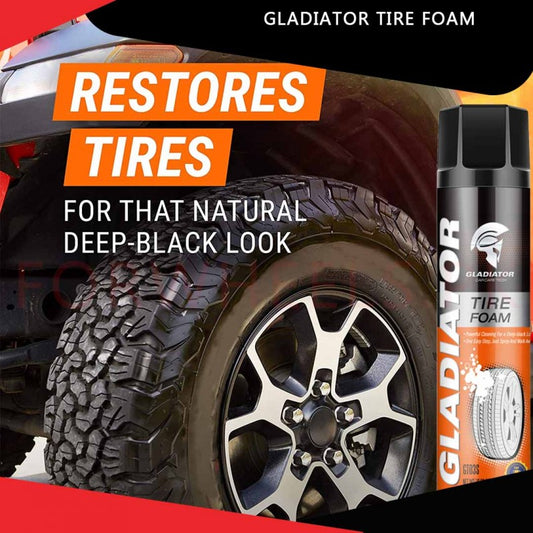 Shark Auto Gladiator Tyre Cleaning Foam Spray – 500ml Bottle Front
