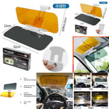 Car HD Vision Sun Visor Day & Night Anti-Glare Foldable