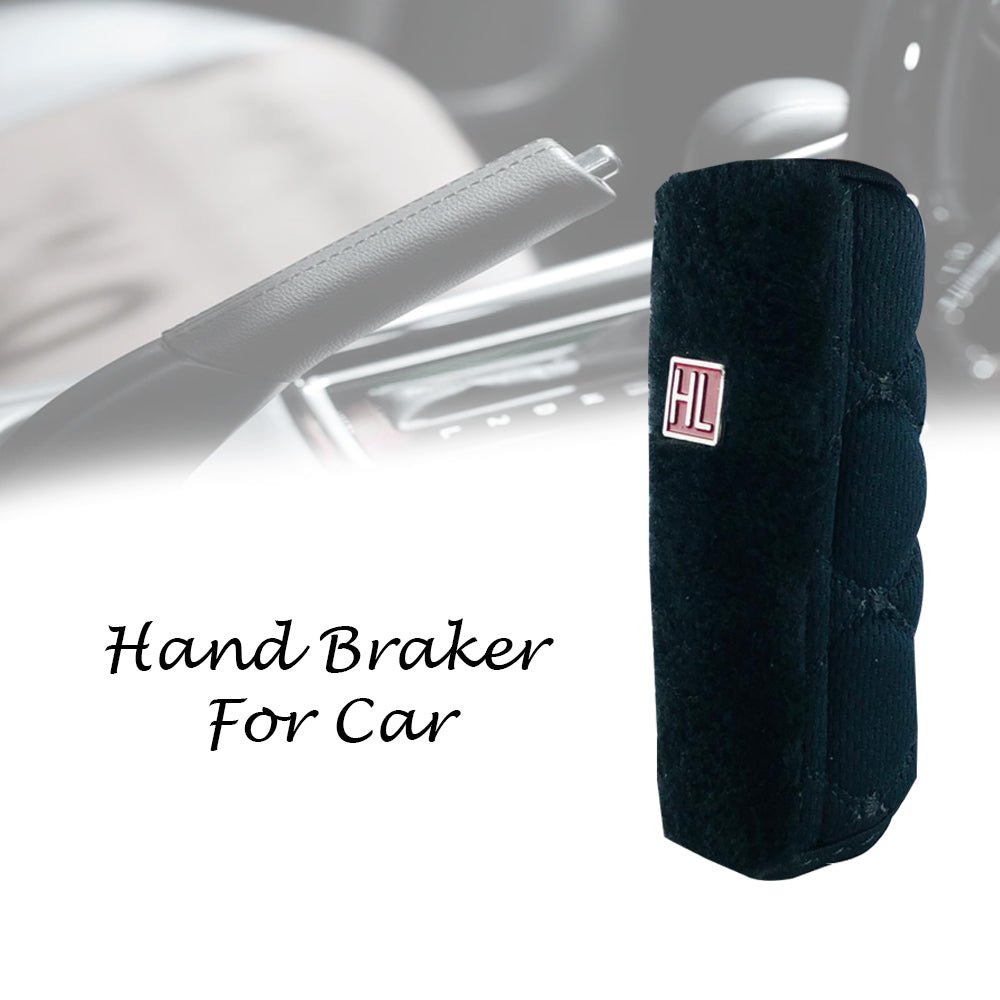 Black car handbrake cover interior accessory at Shark Auto